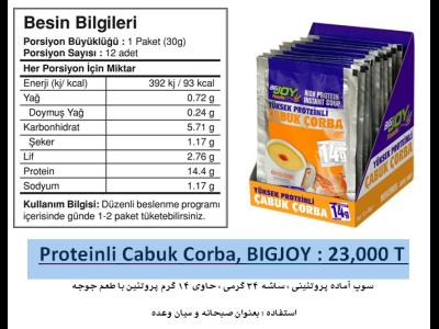 Proteinli Cabuk Corba, BIGJOY